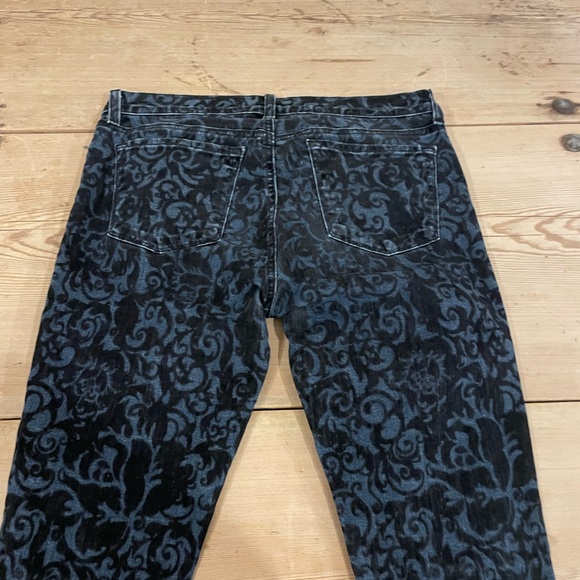 J Brand Black velvet and Jean skinny jean size 30 - Picture 5 of 6